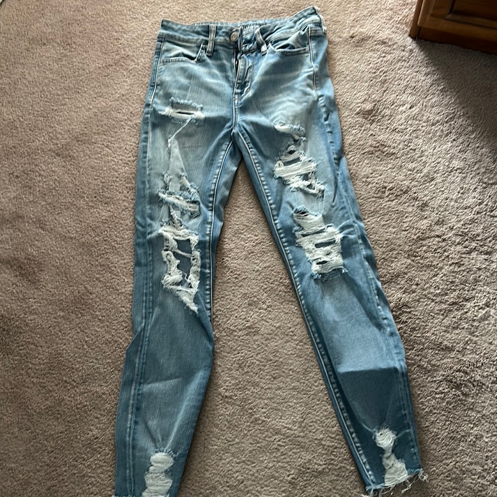 AE super stretch size 4 jeans